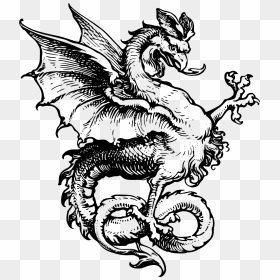 Dragon Tattoo Png Transparent Image - Dragon Tattoo Png, Png Download - tattoo png