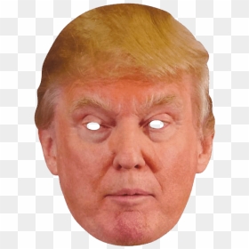 Donald Trump Mask Clip Arts - Printable Trump Face Mask, HD Png Download - donald trump png