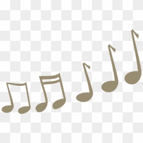 Transparent Music Notes Clipart - Whistling Music Notes, HD Png Download - music note png