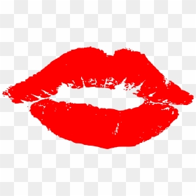 Red Lip Clipart, HD Png Download - lips png