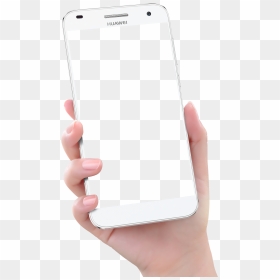 Hand Holding Smartphone Png, Transparent Png - mobile frame png