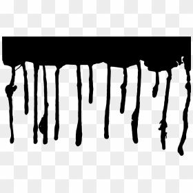 Black Paint Dripping Png, Transparent Png - splash png