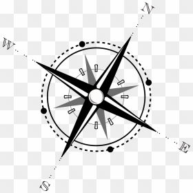 Compass Clipart Circle Compass - Compass Clip Art, HD Png Download - compass png
