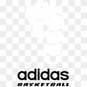 Adidas Basketball 01 Logo Black And White - Adidas, HD Png Download - adidas logo png