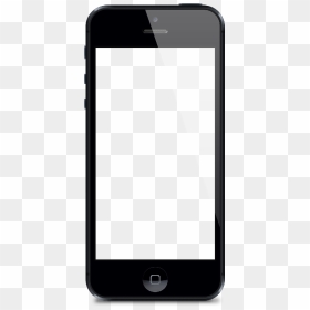 Iphone 5 Back Png - Transparent Phone Template Png, Png Download - mobile frame png