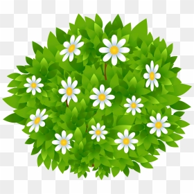 Flowers Bush Transparent Png Clip Art Image - Transparent Background Bush Clipart Png, Png Download - bush png