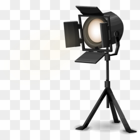 Hollywood Clipart Stage Light - Transparent Background Camera Lights Png, Png Download - spotlight png
