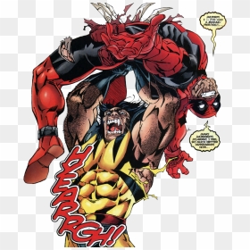 Wolverine Vs Deadpool In Comics, HD Png Download - vs png