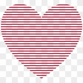 Red Heart Lines Png Image - Heart With Lines Clipart, Transparent Png - lines png
