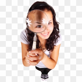 Pngpix - Person Magnifying Glass Transparent Background, Png Download - magnifying glass png