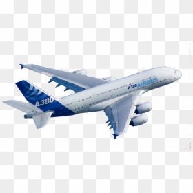 Airbus A380 Blue Sky - Swept Back Wing Aircraft, HD Png Download - sky png