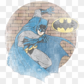 Batman In The Spotlight Men"s Regular Fit T-shirt - Batman, HD Png Download - spotlight png