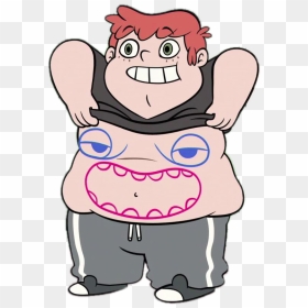 Star Vs Evil Ferguson With Belly Face - Cartoon, HD Png Download - vs png
