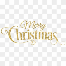 Transparent Background Golden Png Merry Christmas Clipart - Merry Christmas Font Style Png, Png Download - merry christmas png