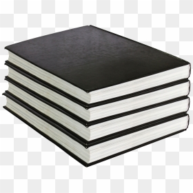 Book Pile Transparent Background - Black Book Transparent Background, HD Png Download - books png