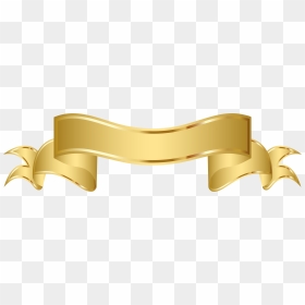 Gold Banner Clipart Png Image, Transparent Png - gold png