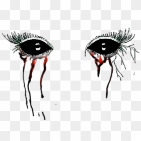 Ftestickers Eyes Blood Bloodytears Horror Creepy Savedf, HD Png Download - eyes png