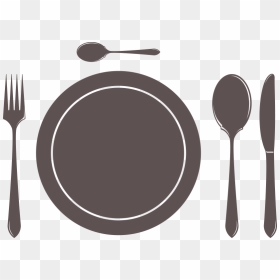 Fork Knife Png Plate Icon Dark 2x Clipart - Fork And Knife Png Clipart, Transparent Png - knife png