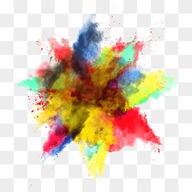 Holi Colour Splash Png - Color Powder Explosion Png, Transparent Png - holi png