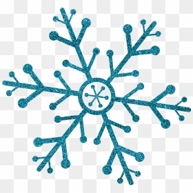 Snowflake Glitter Snowflakes Snow Pattern Figure - Watercolor Snowflake Clipart Png, Transparent Png - snowflakes png