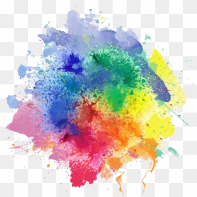 Color Paint Art Transparent Background - Transparent Colorful Smoke Background, HD Png Download - paint png