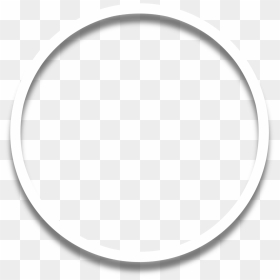 White Circle Whitecircle Frame Circleframe Circleborder - Bracelet, HD Png Download - white circle png