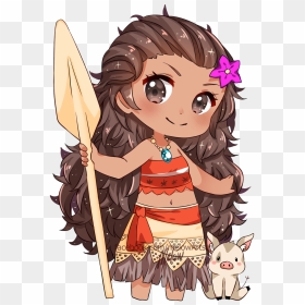 Da Moana Em Anime, HD Png Download - moana png
