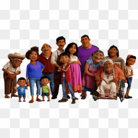 Coco Family Transparent & Png Clipart Free Download - Coco Movie Family, Png Download - family png