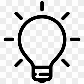 Light Bulb Icon Png - Transparent Background Lightbulb Clipart, Png Download - light bulb png