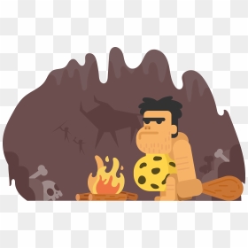 Rock Png Transparent Free Images - Stone Age Clipart, Png Download - rock png