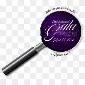 Register Now For The 19th Annual Gala - Eye Shadow, HD Png Download - magnifying glass png