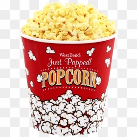 Popcorn - Bucket Of Popcorn, HD Png Download - popcorn png