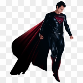 Superman Man Of Steel Png - Superman Henry Cavill Png, Transparent Png - superman png