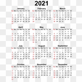 Calendar 2021 Transparent Background Png - 2011, Png Download - calendar png