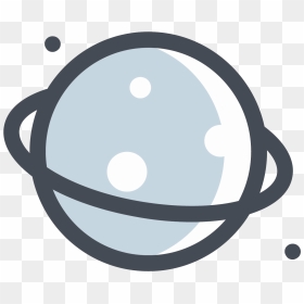 Collection Of Free Planet Vector Icon - Png Image Minimal Png, Transparent Png - planet png