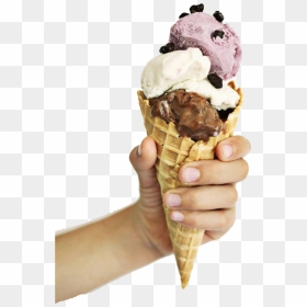 Cone Ice Cream Png Free Background - Transparent Background Ice Cream Png, Png Download - ice cream png