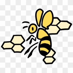 Outside Clipart Beehive - Portable Network Graphics, HD Png Download - bee png