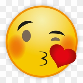 Cute Whatsapp Emoji Png Free Download - Arti Emoticon Love Di Wajah, Transparent Png - emojis png