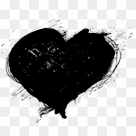 Grunge Heart Png - Grunge Black Heart Png, Transparent Png - grunge png