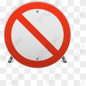Stop Sign Png Circle - Prohibition Sign, Transparent Png - stop sign png