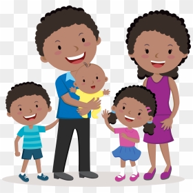 Happy Family Portraits - Family Clipart, HD Png Download - family png