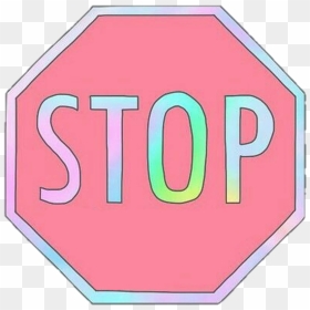 Stop Png Tumblr Download - Stop Sign, Transparent Png - stop sign png