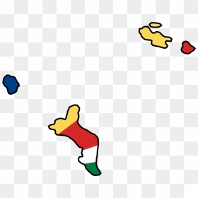 Seychelles Flag Map, HD Png Download - usa flag png