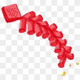 Firecrackers Png Free Download - Art Chinese New Year Firecrackers Png, Transparent Png - diwali crackers png