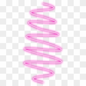 Ftestickers Swirl Neon Pink Red - Glowing Neon Line Png, Transparent Png - swirl png