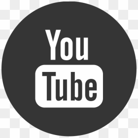 Youtube Icon Black Circle , Png Download - Youtube Logo Black, Transparent Png - black circle png