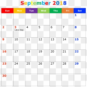Calendar Date 0 July Month - Printable Blank November 2018 Calendars, HD Png Download - calendar png