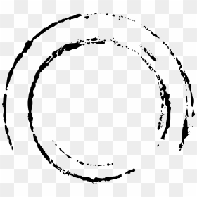 12 Grunge Double Circle - Logo Double Circle Png, Transparent Png - black circle png