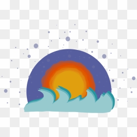 Waves - Circle, HD Png Download - waves png