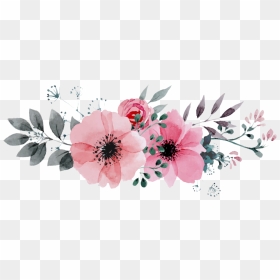 Transparent Png Flowers - Watercolor Flowers Png, Png Download - watercolor flowers png